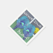 ピクルボールのユーモアは決して単独でカクテルナプキン スタンダードカクテルナプキン (角)