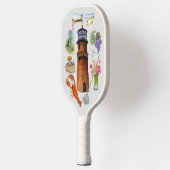 ピクルボールのラケットにアクィンナ・メドレー ピックルボールラケット (左)