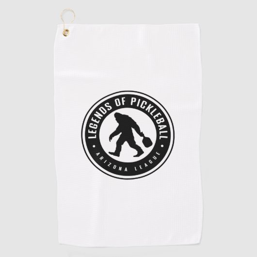 ピクルボールの伝説 – アリゾナリーグ ゴルフタオル (正面)