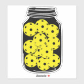 ピクルボールの季節、ピクルジャーの車のシール シール (シート)