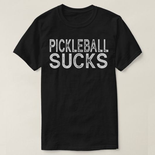 ピクルボールの最低遊最高のおもしろいギフトPickle Ba Tシャツ (デザイン正面)