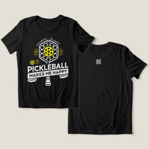 ピクルボールは私を幸せな女性にする トライブレンドTシャツ