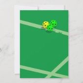 ピクルボールをテーマにしたスポーツダインキング誕生日パーティー サンキューカード (裏面)