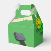 ピクルボールをテーマにしたスポーツダインキング誕生日パーティー フェイバーボックス (裏面サイド)