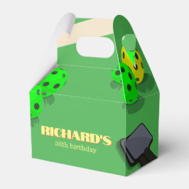 ピクルボールをテーマにしたスポーツダインキング誕生日パーティー フェイバーボックス