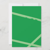 ピクルボールをテーマにしたスポーツダインキング誕生日パーティー 招待状 (裏面)