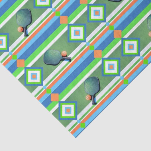 ピクルボールをテーマにした夏のパーティー 薄葉紙 (詳細)