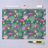 🤩ピクルボールを持つ熱帯パーティー、   薄葉紙 (クラフト)