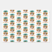 ピクルボールインスパイアクリスマス ラッピングペーパーシート (正面3)