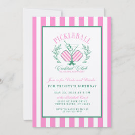 ピクルボールカクテルクラブ |ディンク 招待状