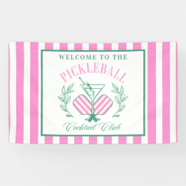 ピクルボールカクテルクラブ |ディンク 横断幕