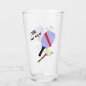 ピクルボールガラスマグカップ タンブラーグラス (裏面)