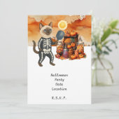ピクルボールキャットアンドフレンズホストハローウィンパーティ 招待状 (スタンド正面)