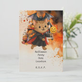 ピクルボールキャットアンドフレンズホストハローウィンパーティ 招待状 (スタンド正面)