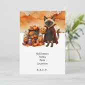 ピクルボールキャットアンドフレンズホストハローウィンパーティ 招待状 (スタンド正面)