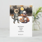 ピクルボールキャットアンドフレンズホストハローウィンパーティ 招待状 (スタンド正面)