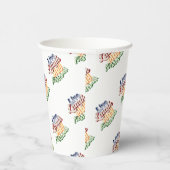 ピクルボールギフトライブ笑い遊ピクルボール 紙コップ (右)