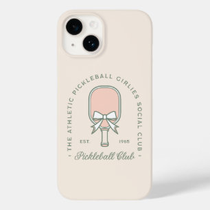 ピクルボールクラブはピンクと緑の美学を帯びている Case-Mate iPhone 14ケース