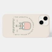 ピクルボールクラブはピンクと緑の美学を帯びている Case-Mate iPhoneケース (裏面 (横))