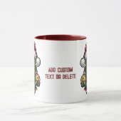 ピクルボールクリスマスピックルサンタスポーツ愛好家 マグカップ (中央)