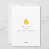 ピクルボールクリスマスホリデーカード シーズンカード (裏面)