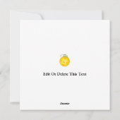 ピクルボールクリスマスホリデーカード シーズンカード (裏面)