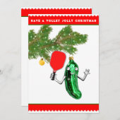 ピクルボールクリスマス シーズンカード (正面/裏面)