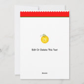 ピクルボールクリスマス シーズンカード (裏面)