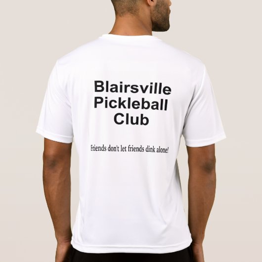 ピクルボールシャツが大好き Tシャツ (裏面)