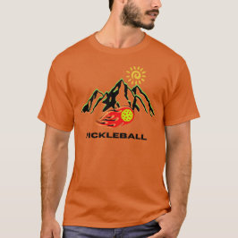 ピクルボールシャツのアパレル炎日 Tシャツ