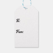 ピクルボールジョイクリスマスクリスマスパーティーレッドグリーンパドル ギフトタグ (裏面)