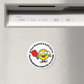 ピクルボールソフトサーおもしろいブことわざ漫画 マグネット (インサイチュ (食洗機))