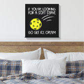 ピクルボールソフトサーブアイスクリームピクルボールミー キャンバスプリント (インサイチュ (寝室))