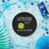 ピクルボールソフトサーブアイスクリームピクルボールミー ペーパープレート (パーティー)