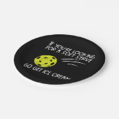 ピクルボールソフトサーブアイスクリームピクルボールミー ペーパープレート (アングル)