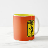 ピクルボールゾーンpickleball mug ツートーンマグカップ (正面右)
