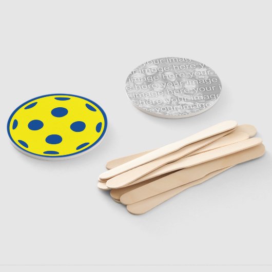 ピクルボールハンドファンカスタムと写真プリント ハンドファン (組立なし)