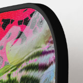 ピクルボールパドルタイガーレースとハミングバード ピックルボールラケット (左詳細)