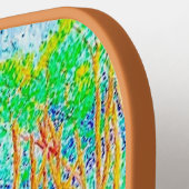 ピクルボールパドル、アリエラ&リリーデザイン ピックルボールラケット (左詳細)