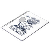 ピクルボールパドル&イエズスウォメンズ引用文 ノートブック (左側)