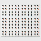 ピクルボールパドル&オレンジピックボール ラッピングペーパー (フラット)