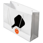 ピクルボールパドル&オレンジピックボール ラージペーパーバッグ (正面アングル)