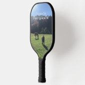 ピクルボールパドル「ホルシングのまわりになし！」 ピックルボールラケット (左)
