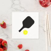 ピクルボールパドル&ボール スタンダードカクテルナプキン (インサイチュ)