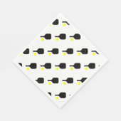 ピクルボールパドル&ボール スタンダードランチョンナプキン (角)