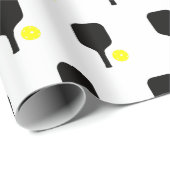 ピクルボールパドル&ボール ラッピングペーパー (ロールコーナー)