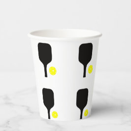 ピクルボールパドル&ボール 紙コップ