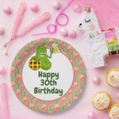 ピクルボールパーティー30歳の誕生日ビール ペーパープレート (パーティー)