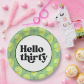 ピクルボールパーティー30歳の誕生日ビール ペーパープレート (パーティー)