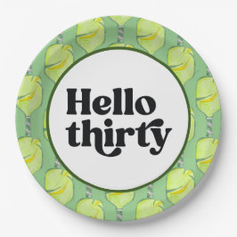 ピクルボールパーティー30歳の誕生日ビール ペーパープレート